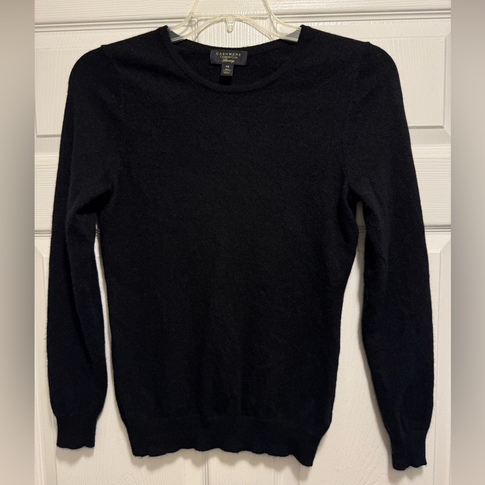 100% Cashmere Women's Long-Sleeve Crewneck Sweater